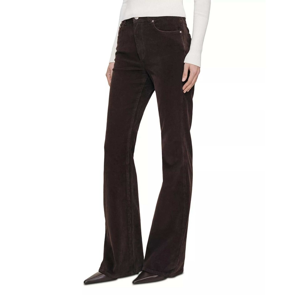 NWT DL1961 Bridget Bootcut High Rise Corduroy Brown/ Meteorite Jeans Size 27